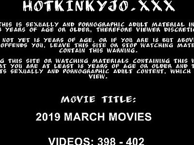 MARCH 2019 UPDATES Hotkinkyjo prolapse giant dildos fisting balls & swets