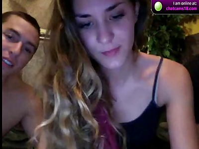 MFM Teen Threesome on webcam